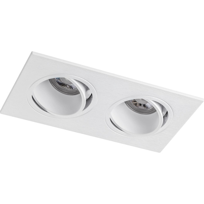 Рамка LIGHTSTAR SINGO 2X QUAD 012626 PVC для LED-модулей 941хх и LED-ламп D50мм белый
