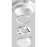 Рамка LIGHTSTAR TENSIO 212100 для скрытого монтажа светильников в натяжной потолок белый