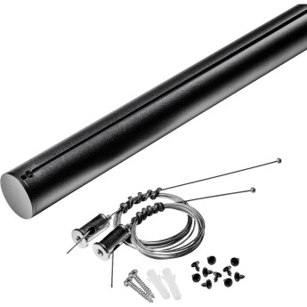 Штанга крепежная LIGHTSTAR NOVE 508927 2м д/тканевого трека д/светильников 208ххх черный