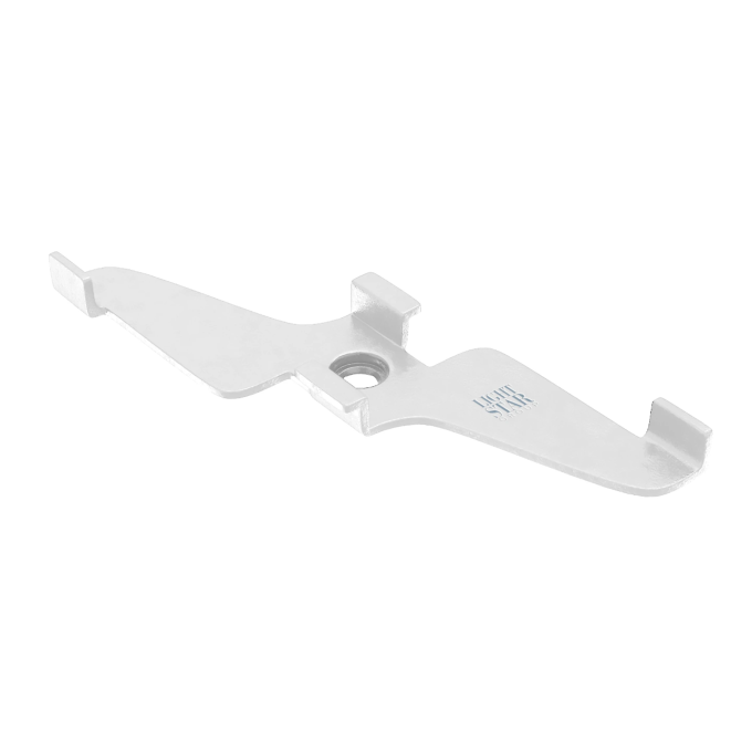 Скоба LIGHTSTAR UNO для поверхностного монтажа треков 509026P/509036P 509000W