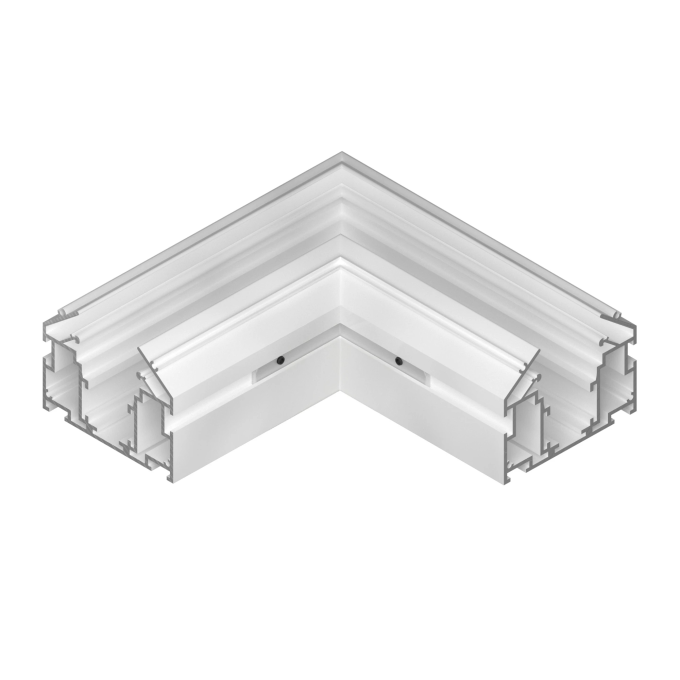 Соединитель для трека LIGHTSTAR UNO под гарпун горизонтальный угловой Uno 509406