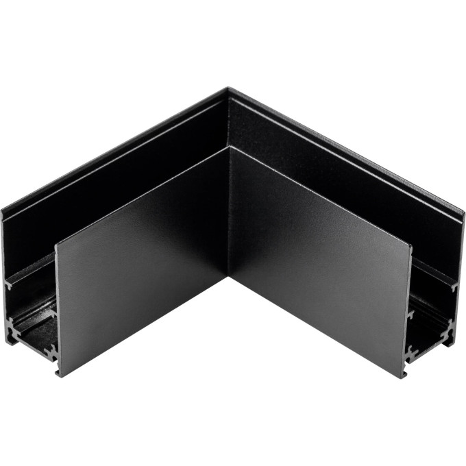 Соединитель LIGHTSTAR UNO 509127 L-образный горизонтальный накладной черный
