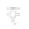 Соединитель трековый LIGHTSTAR BARRA 502126-P однофазный