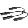 Соединитель трековый LIGHTSTAR UNO 509294 X-образный гибкий 48V черный