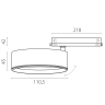 Светильник для трековой системы LIGHTSTAR ALTA PRO A5646DALI