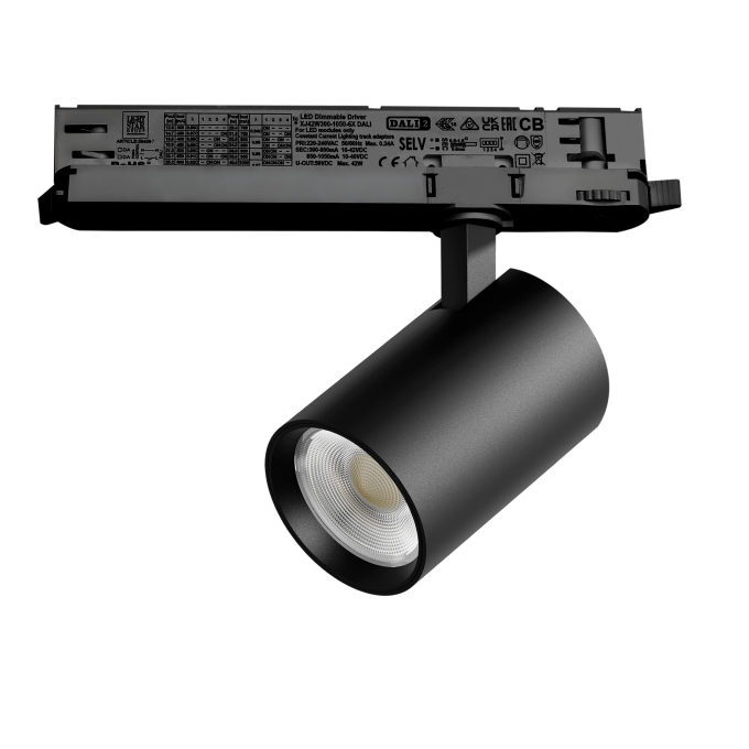 Светильник LIGHTSTAR ALTA BASE для трековой системы Quattro LED 24W с управлением DALI A5247DALI