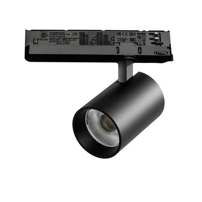 Светильник LIGHTSTAR ALTA BASE для трековой системы Quattro LED 30W с управлением TRIAC A5347TRIAC