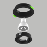 Светильник LIGHTSTAR SINGO BASE 11620 Round X1 MR16 черный