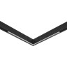 Светильник LIGHTSTAR UNO ANTIGLARE 259447 48V угловой для трека LED 24W 1600LM 90G 4000K черный