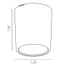 Светильник PVC LIGHTSTAR SOLIDO накладной 216626