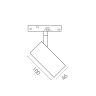 Светильник трековый LIGHTSTAR UNO CCT 209106CCT 48V