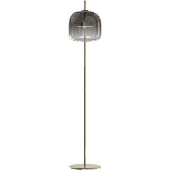 Торшер LIGHTSTAR CUPOLA 804718 LED 1х18W LM 3000K золото/дымчатый