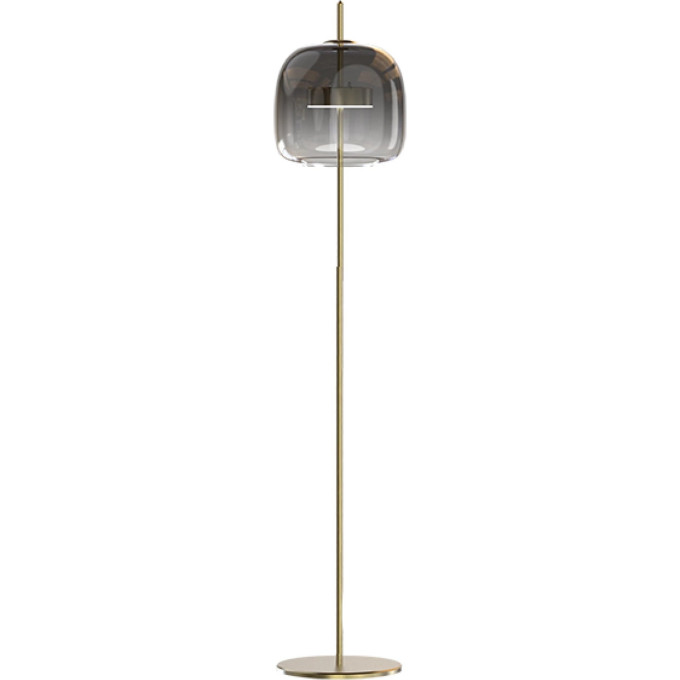 Торшер LIGHTSTAR CUPOLA 804718 LED 1х18W LM 3000K золото/дымчатый