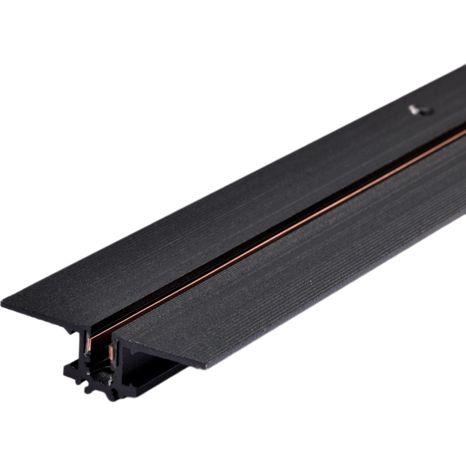 Трек LIGHTSTAR LINEA 506217 24V двухконтактный однофазный встраиваемый 1м черный