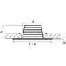 Встраиваемый светильник LIGHTSTAR LEDDY 212180